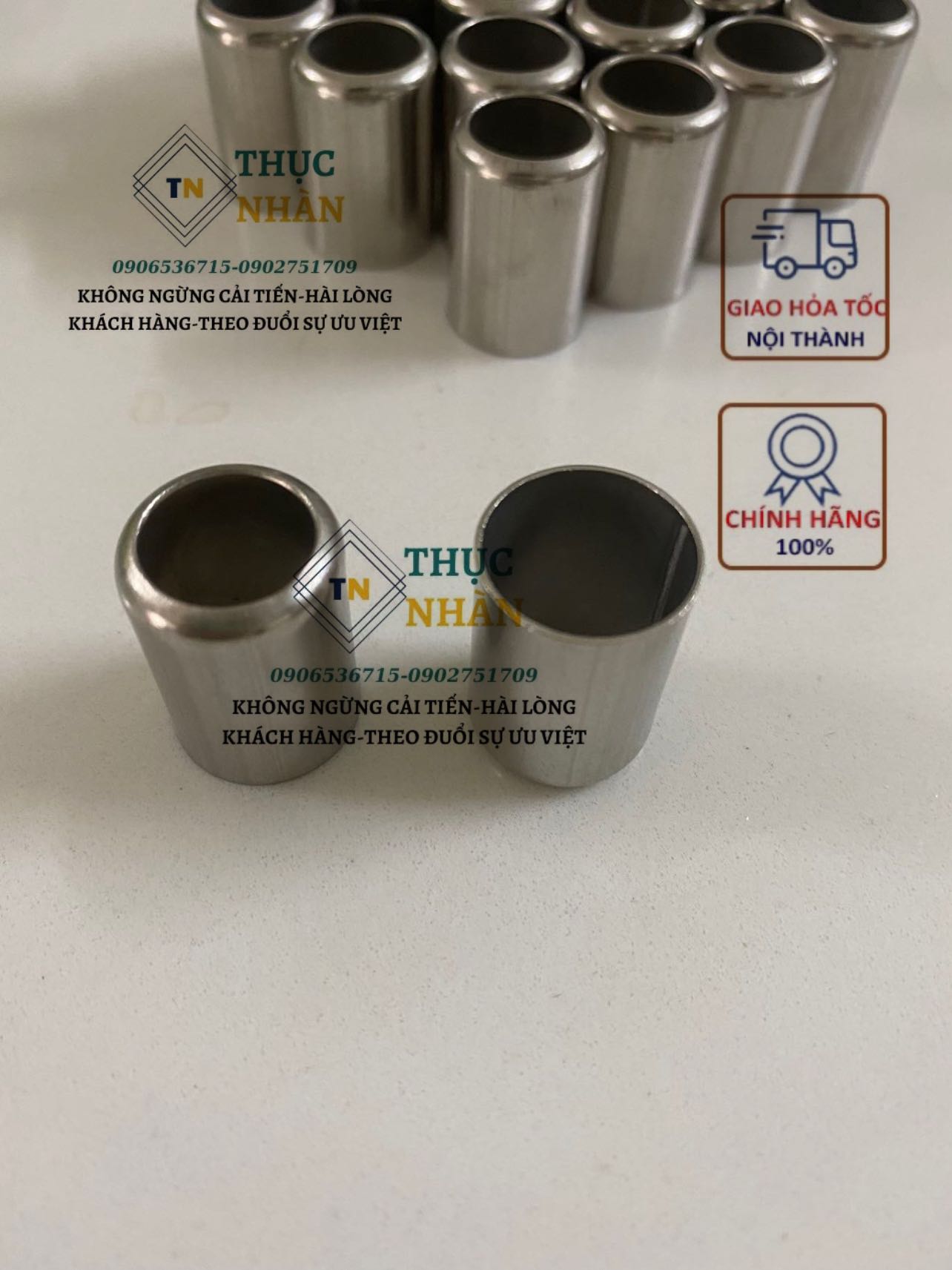 20 chén khoen inox bấm ống dây áp lực