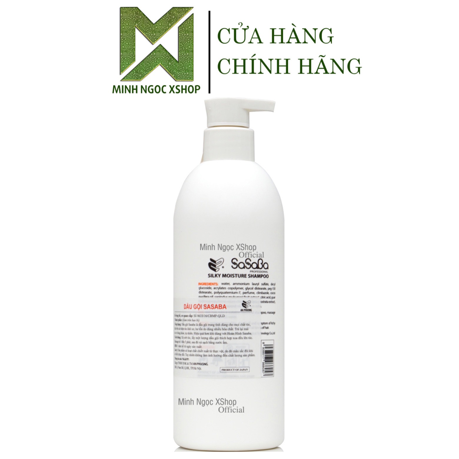 DẦU GỘI HOÀN HÌNH SASABA PLUS 500ML CHÍNH HÃNG
