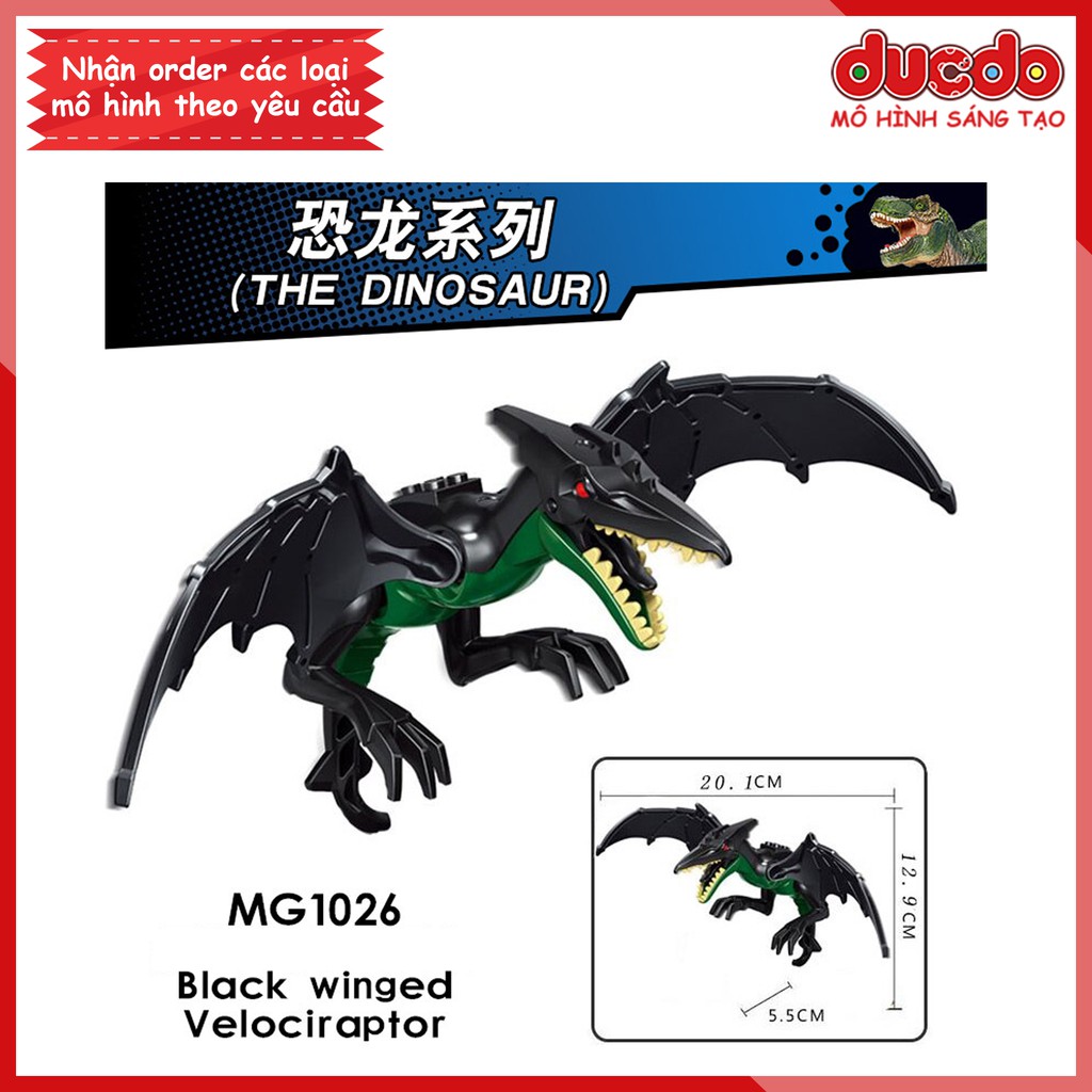 Siêu khủng long bay DINOSAUR Jurassic World - Đồ chơi Lắp ghép Xếp hình Minifigues Mini Mô hình