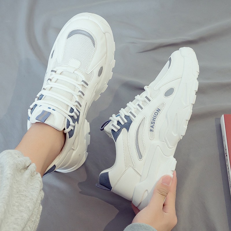 (Video Thật) Giày thể thao sneaker nam độn đế Răng Cưa Phản Quang cực ngầu