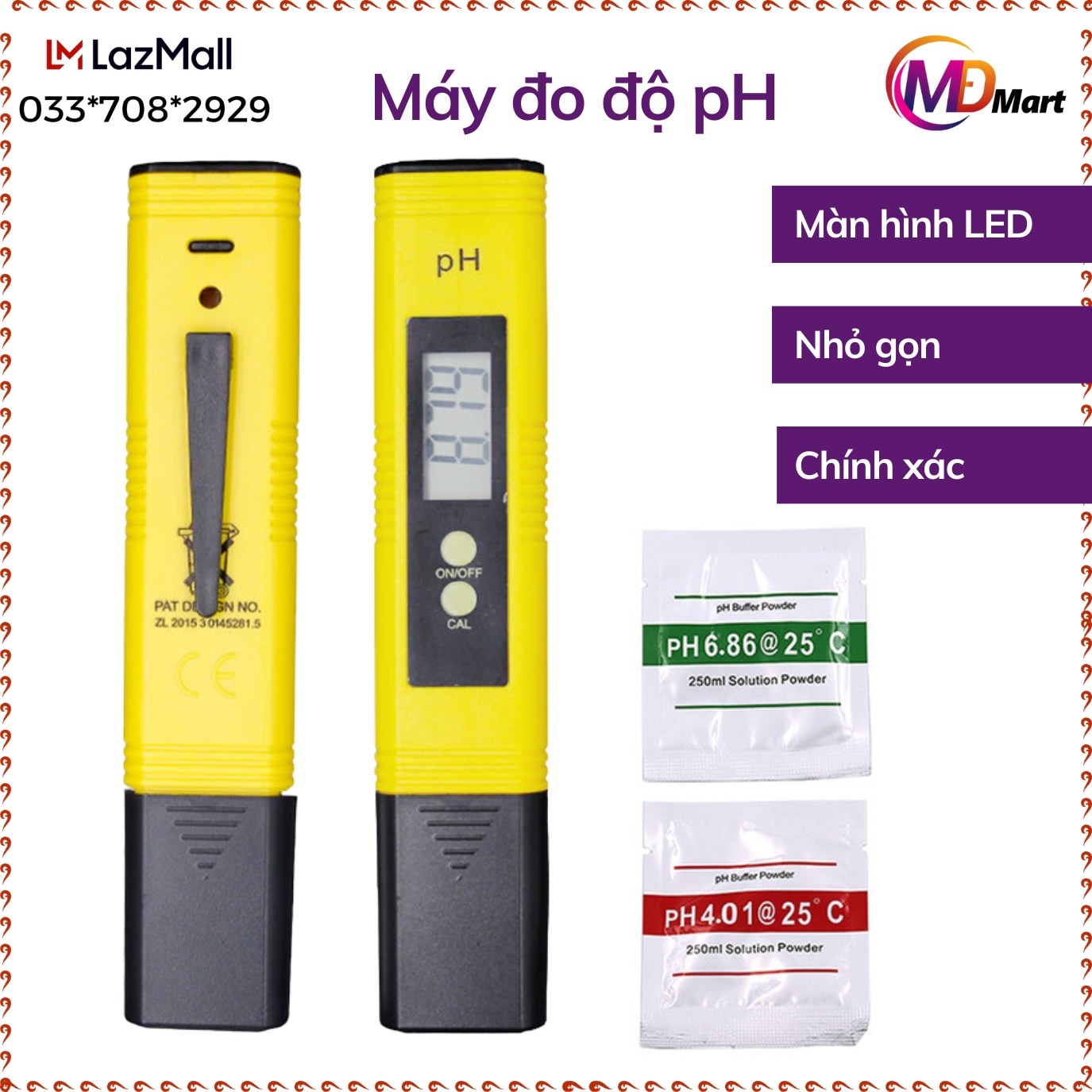 Máy đo độ ph, Kiểm tra nhiệt độ bộ lọc ppm độ tinh khiết của nước, Máy đo PH của nước, Bút đo độ PH, bút thử nước thực phẩm bể cá, Máy đo ph nước hồ cá, thuỷ canh, Bút thử pH nước cho kết quả nhanh, chính xác, giá rẻ