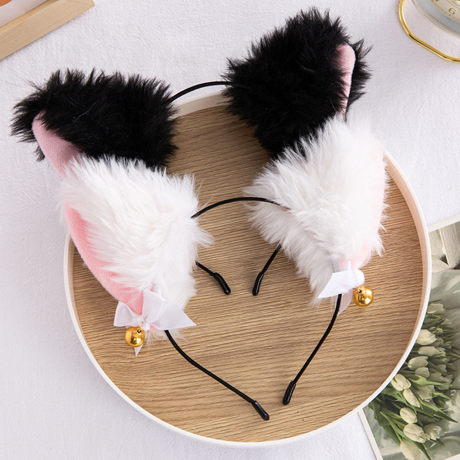 Băng Đô Bờm Cài Tóc Tai Mèo Cosplay