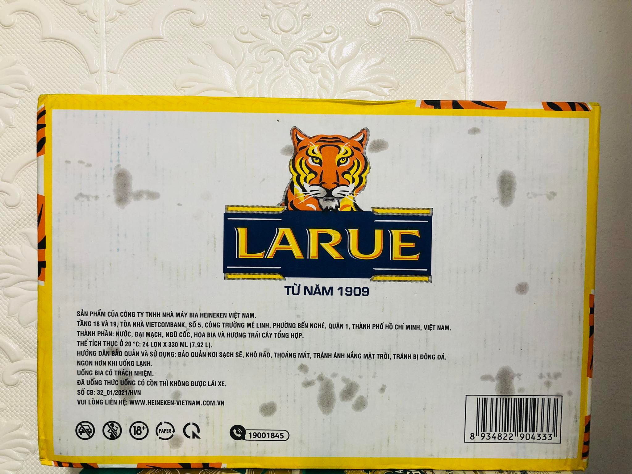 Bia Larue 24 lon/Thùng Chang's Food