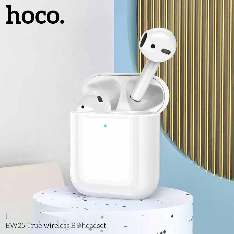 Bluetooth earphones TWS HoCo EW25 V5.3-pin part 4H (white)