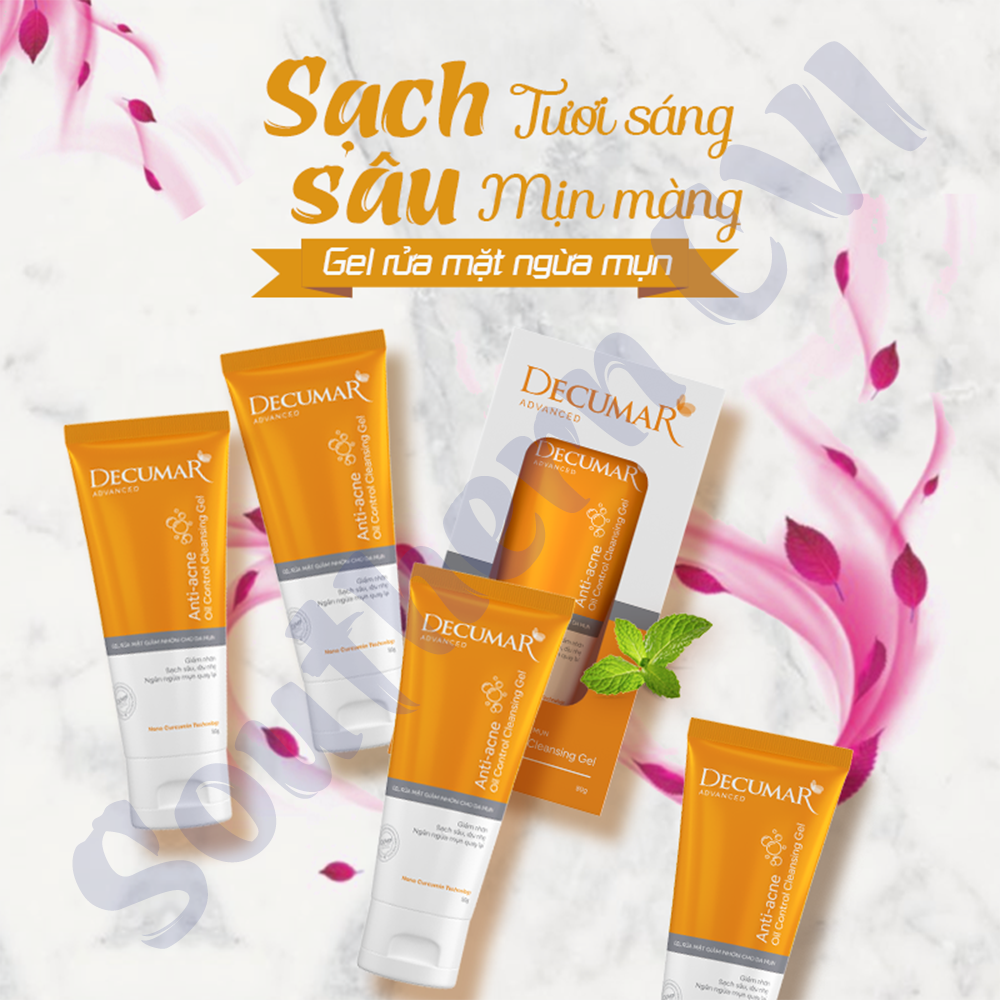 Gel Rửa Mặt Ngừa Mụn Decumar
