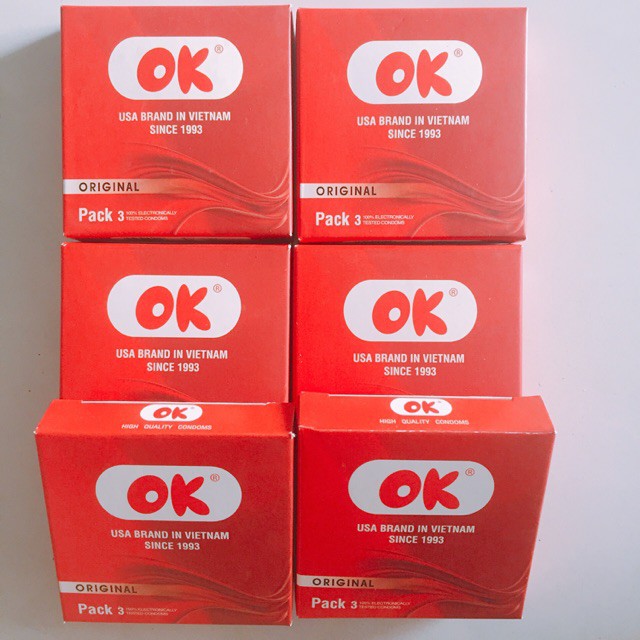Bao Cao Su OK 48 Hộp (144 chiếc)