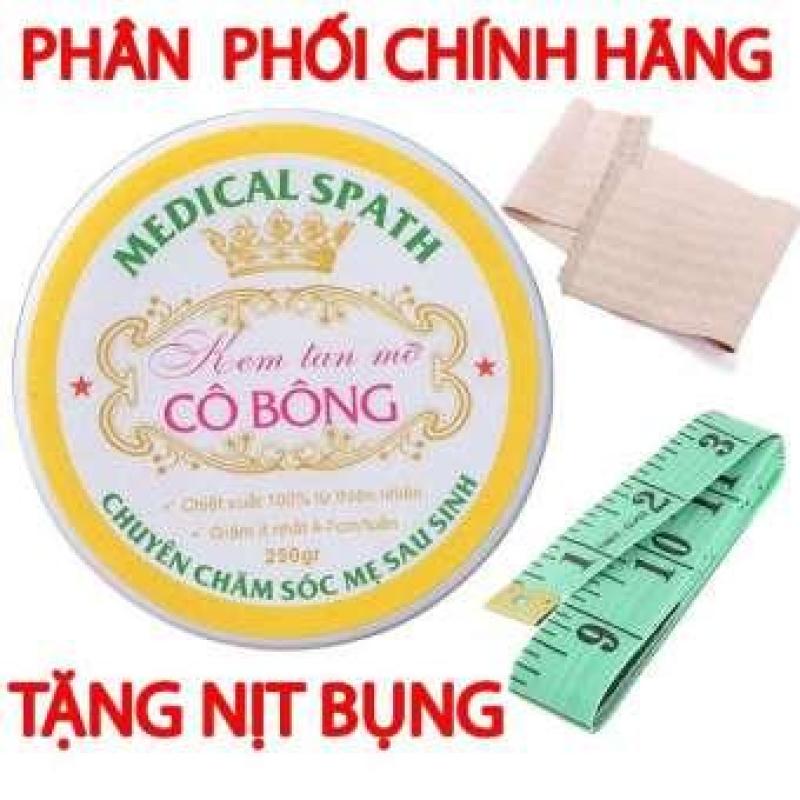 Kem tan mỡ Cô Bông (250g) giúp giảm mỡ bụng tặng NỊCH BỤNG cao cấp