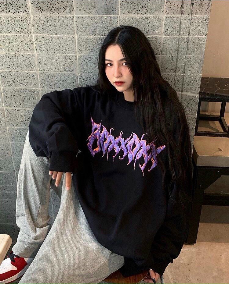 Áo hoodie nam nữ form rông in chữ 3D hàn quốc Vải dày dặn mềm mại ấm áp Siêu CUTTE