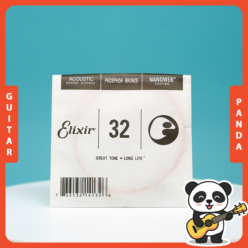 Bộ Dây Đàn Guitar Acoustic Elixir 16027 Cao Cấp Guitar Panda
