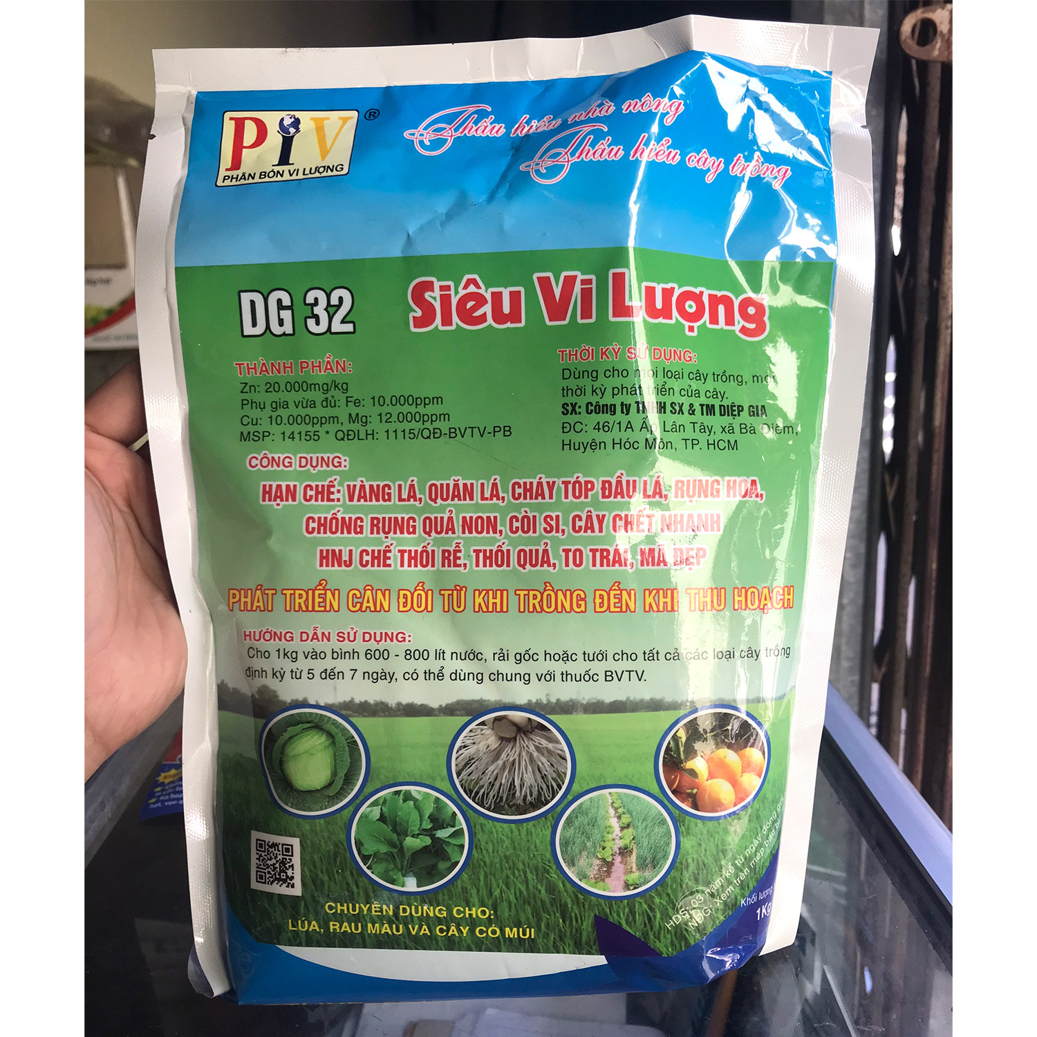 Phân Siêu vi lượng DG 32 - Gói 1kg
