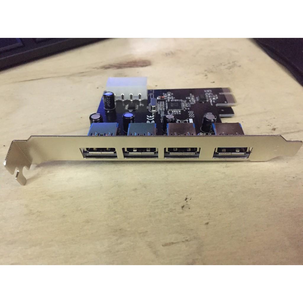 PCI Express ra 4 cổng USB - Card mở rộng cổng USB 3.0