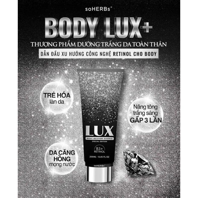 [Chính hãng 100%] Kem body lux+ soHERBs căng mịn da