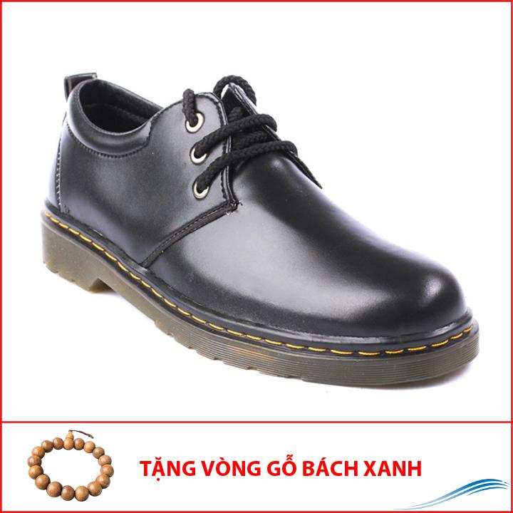 Giày Dr Nam Ngắn Cổ Đế Khâu Da Trơn - M353-DEN(GB)