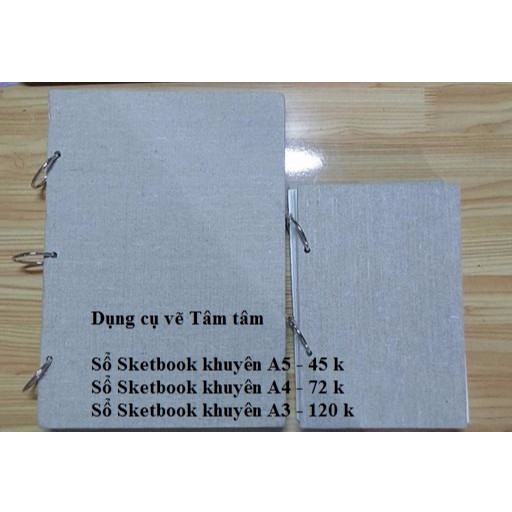 -Sổ vẽ chì, Sổ Sketchbook, Sổ Khuyên A5 / A4 / A3