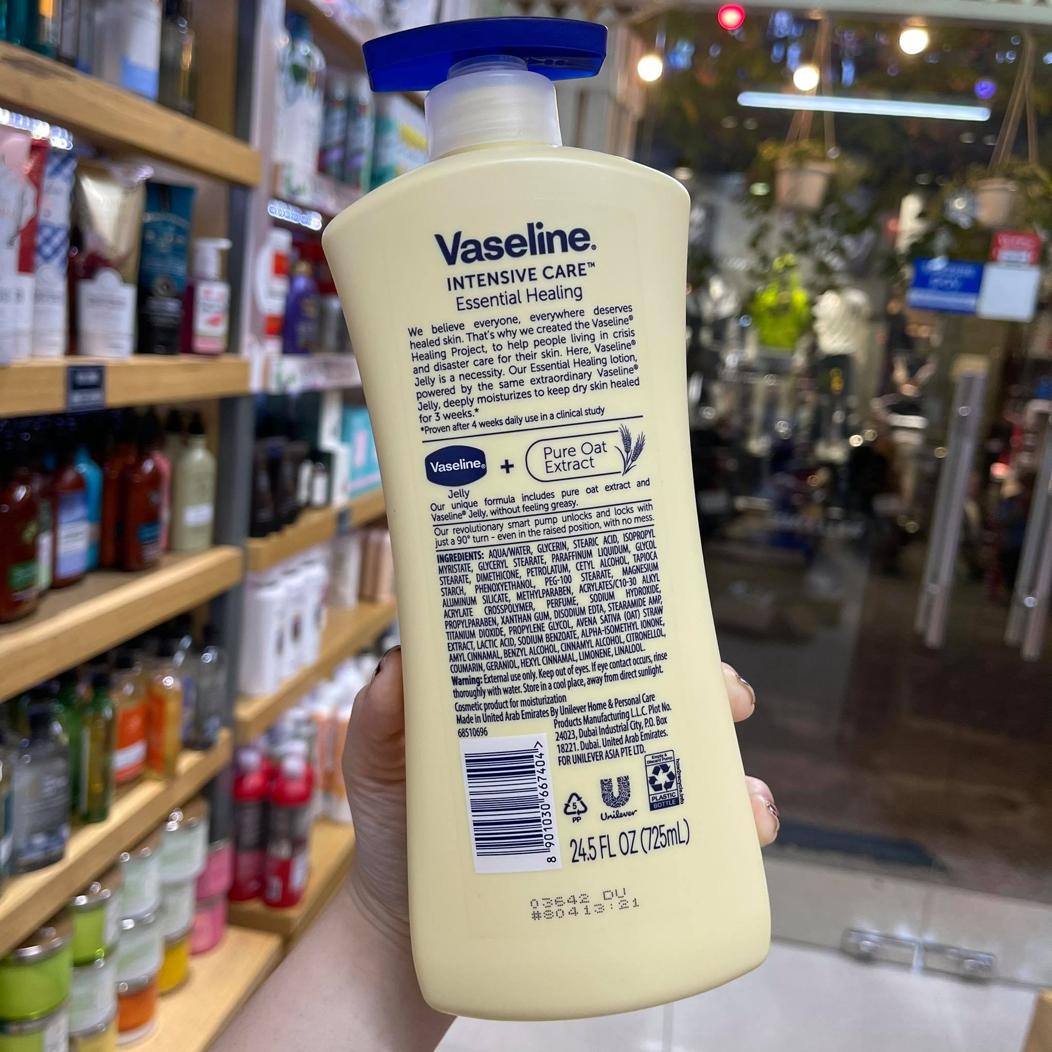 [HCM]Sữa dưỡng thể Vaseline Intensive Care – Essential Healing (725mL)
