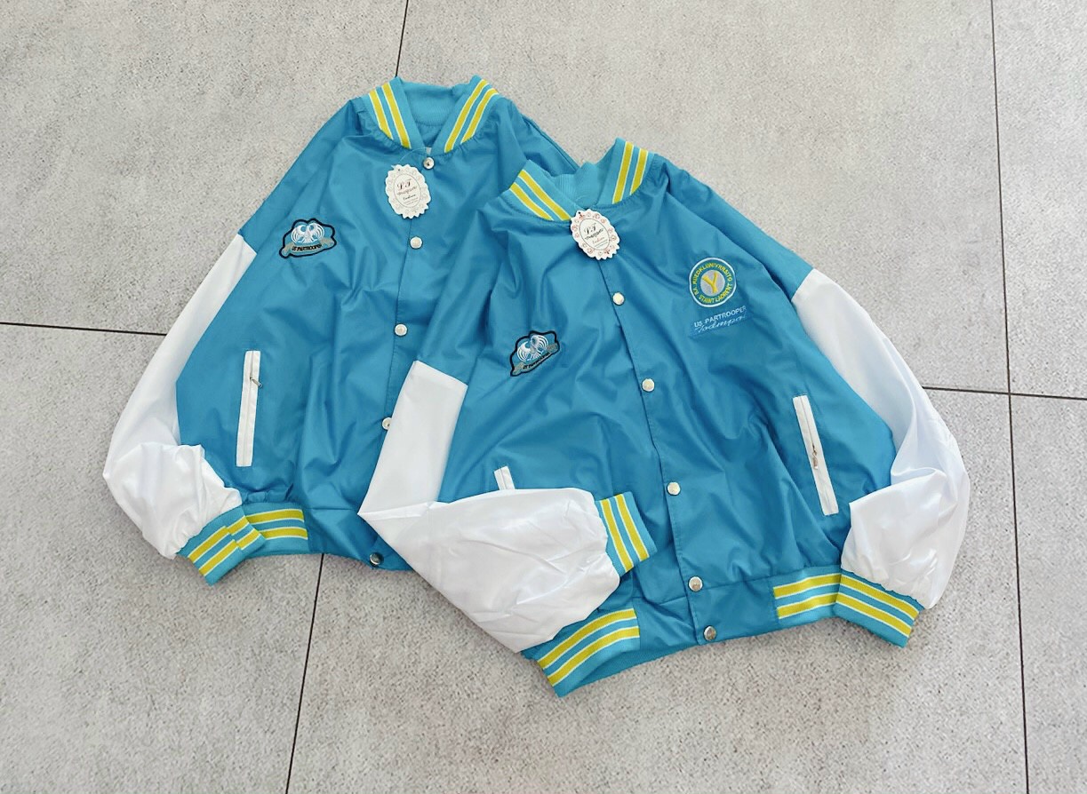 Áo khoác dù bomber nữ 2 lớp cúc bấm siêu đẹp