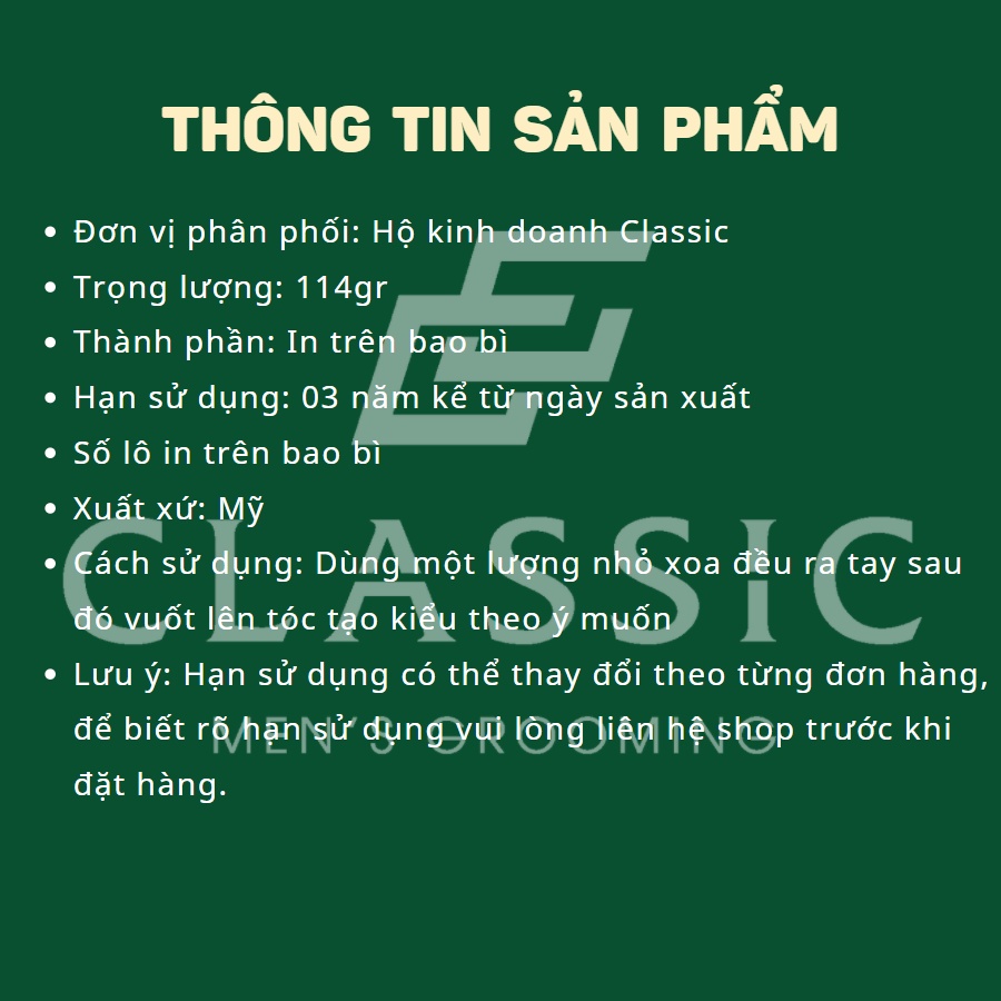 Sáp Vuốt Tóc Odouds Styling Treatment 114g