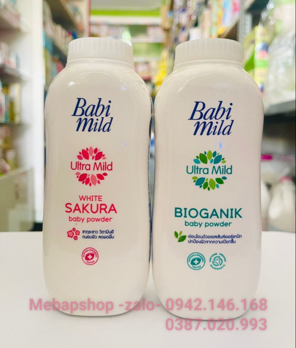 PHẤN THƠM BABI MILD ULTRA MILD 180G