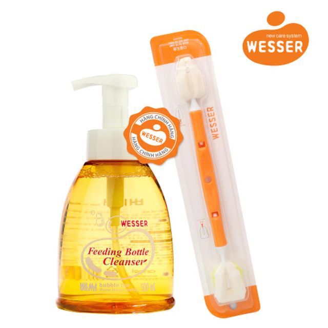 Nước rửa bình sữa Wesser dạng chai 500ml