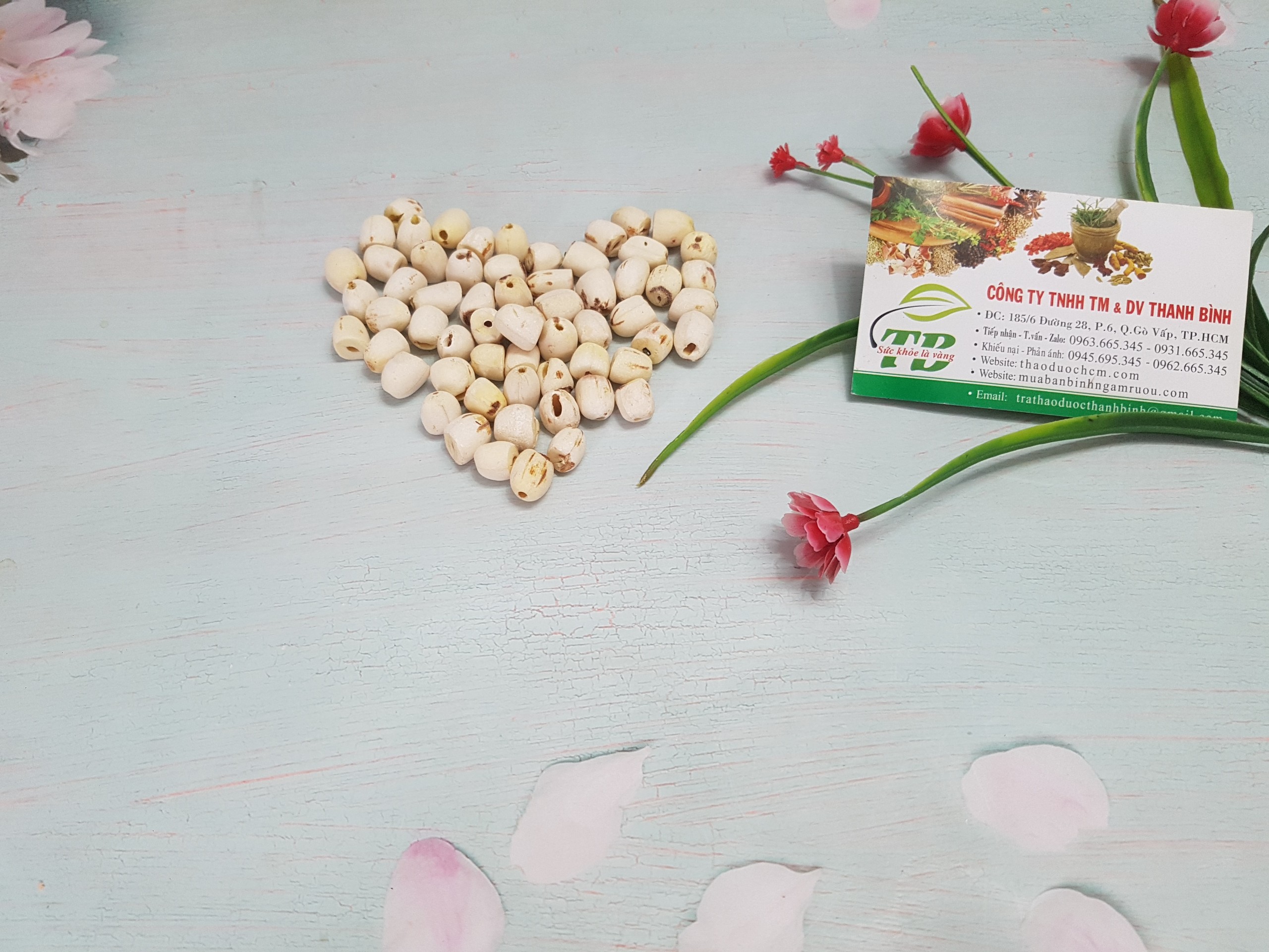 Hạt Sen Khô 100G - Hàng Công Ty Chất Lượng