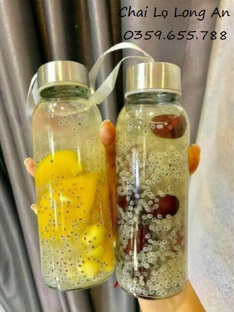 CHAI THỦY TINH NẮP DÂY 300ML~500ML