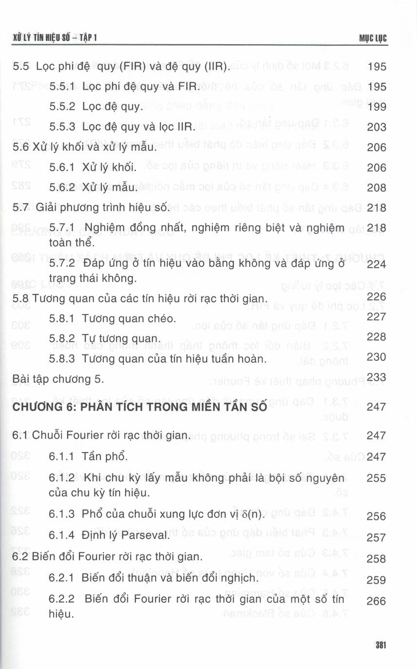 Xử Lý Tín Hiệu Số - Digital Signal Processing - Tập 1 (Tái Bản Lần 1)