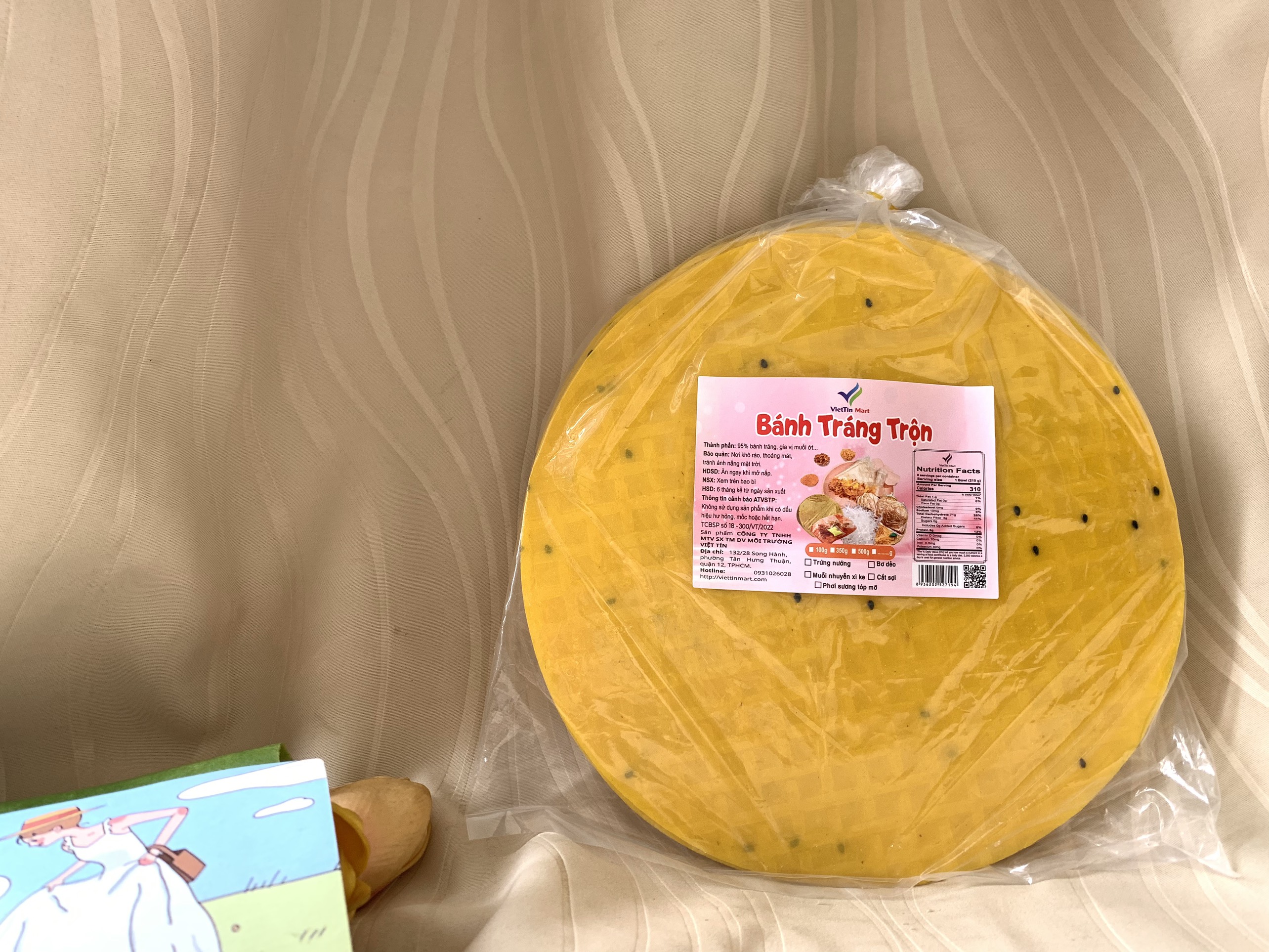 500g bánh tráng trứng nướng | viettin mart