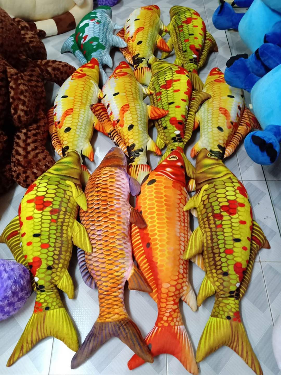 CÁ CHÉP GẤU BÔNG 3D
