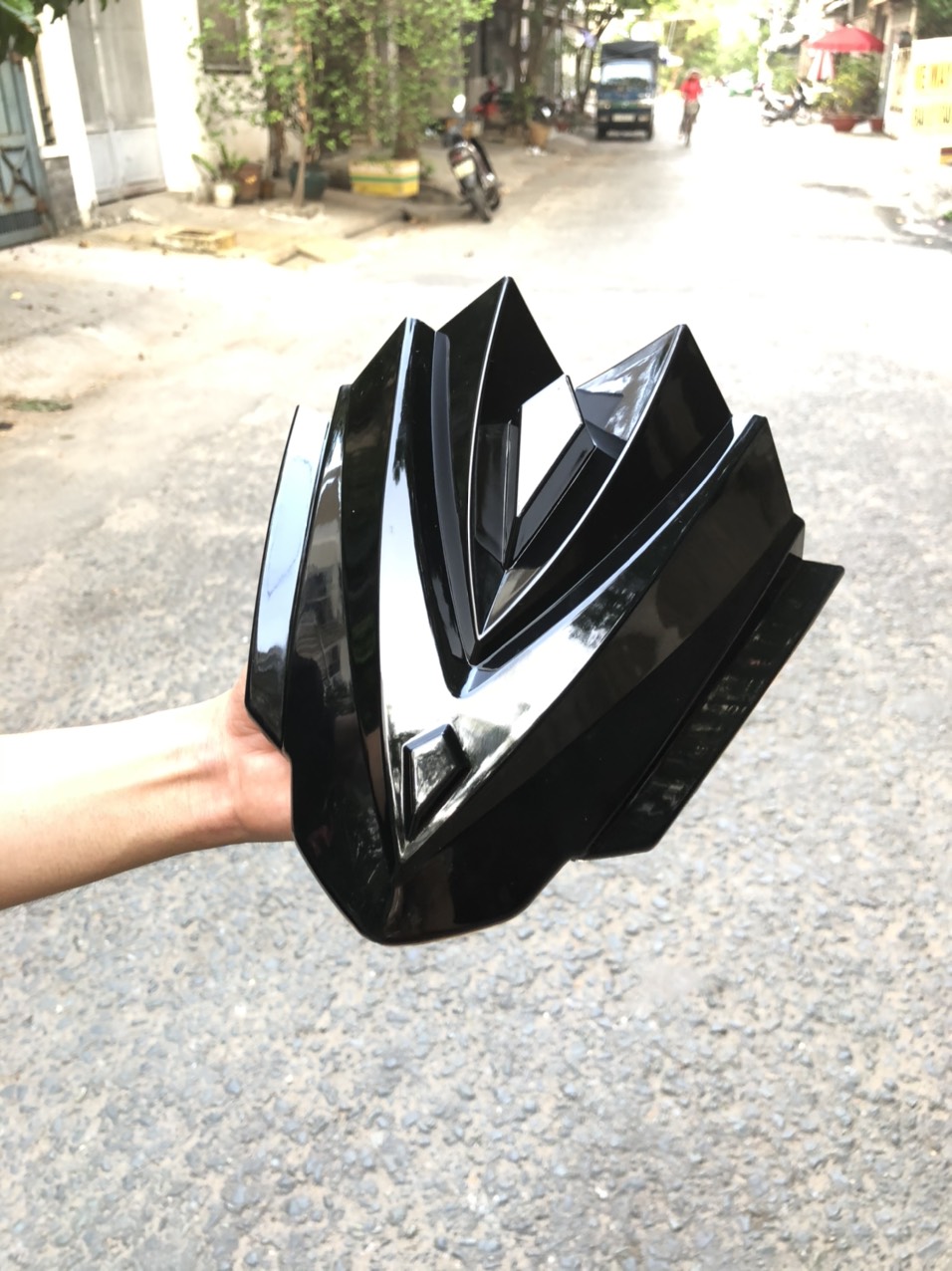 ỐP ĐÂU EX150 2019 V2 ĐEN TRONG