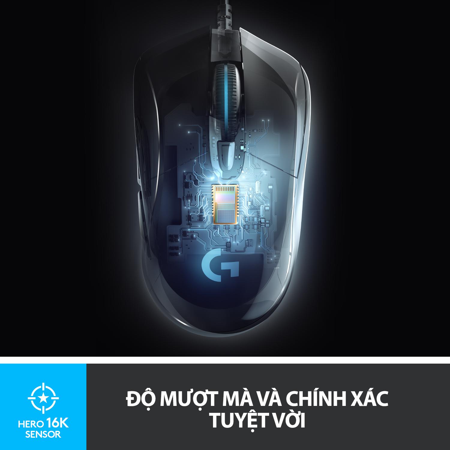 Logitech G403 Hero RGB wired gaming mouse - 25k sensor