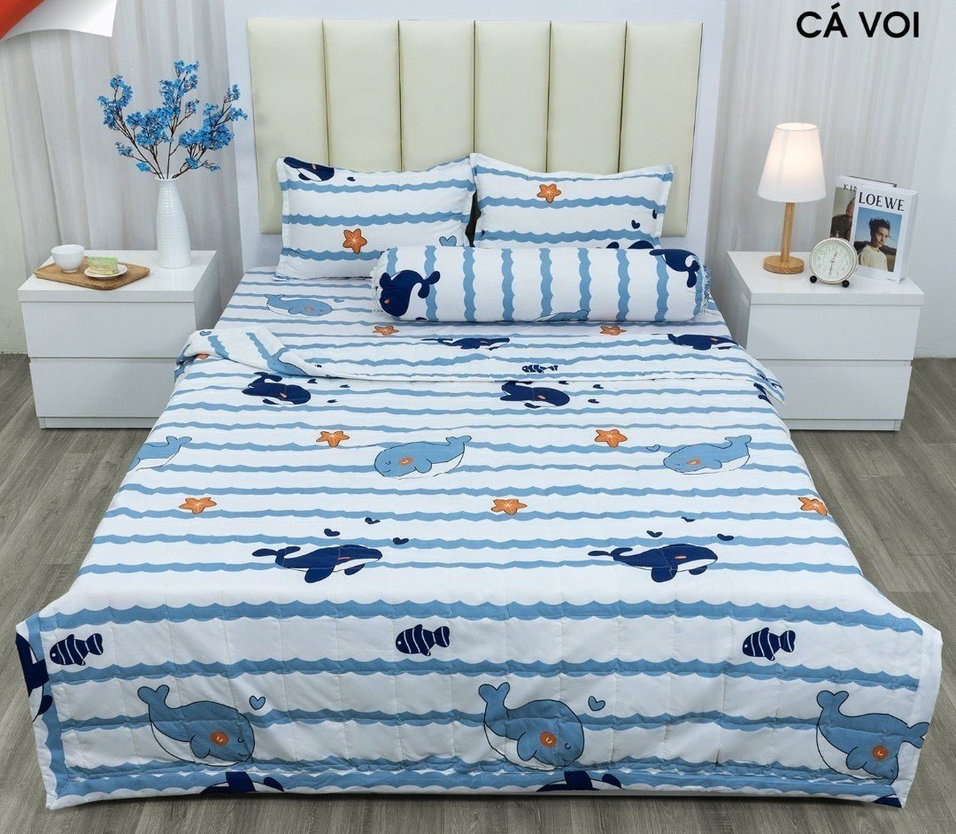 Ga bọc đệm cotton poly hàn đủ kích thước