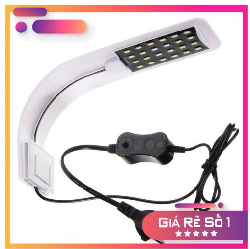 Đèn led kẹp cho bể thủy sinh. Công suất 10w
