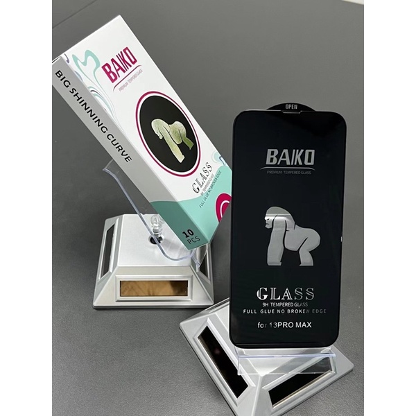 Cường Lực IPHONE Full Màn - Chống Bụi Màn Loa - BAIKO KINGKONG