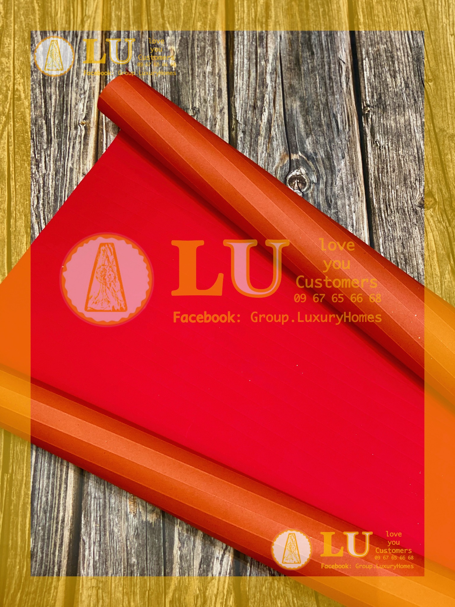 Velvet paper decorative braid, folding fan Lu