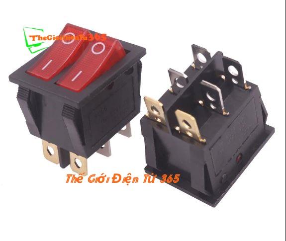 10 CÔNG TẮC BẬP BÊNH ĐÔI 20A-CÓ ĐÈN KCD6