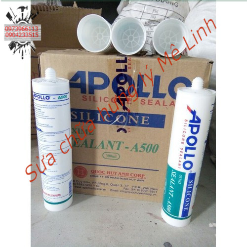 Silicon Apolo A500 màu trắng trong
