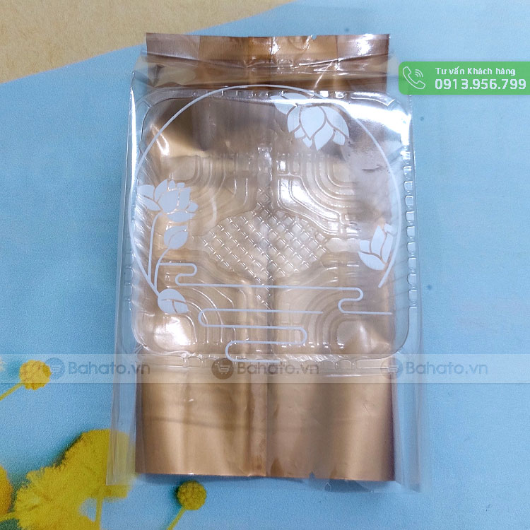 Khay túi trung thu miệng hàn 250g Sen (100 bộ)