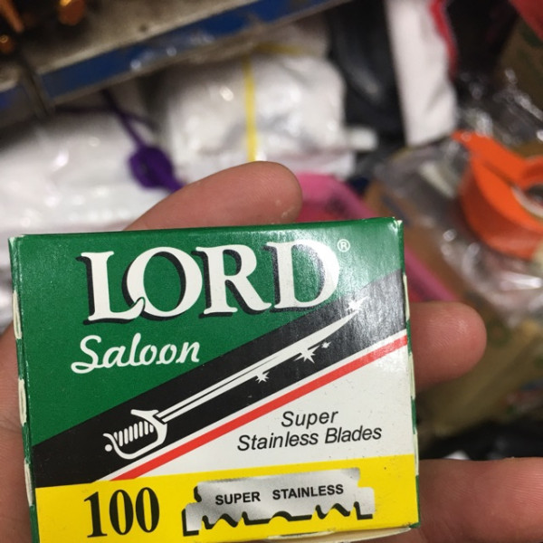 1000 LƯỠI Lam Cạo Râu Lord Nửa Lưỡi Tách Sẵn 1000 LƯỠI