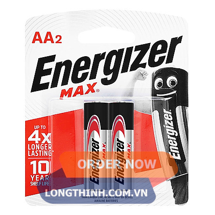 [HCM]Cặp 02 pin Energizer Max AA E91 BP2