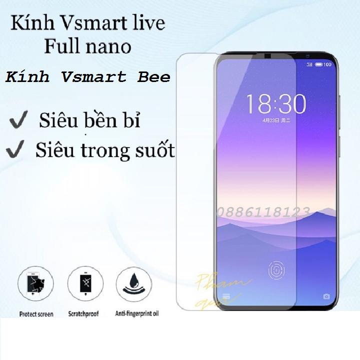 Cường lực vsmart Bee , Vsmart live trong suốt không full