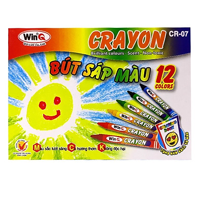 [HCM]Bút màu sáp WinQ 12 màu