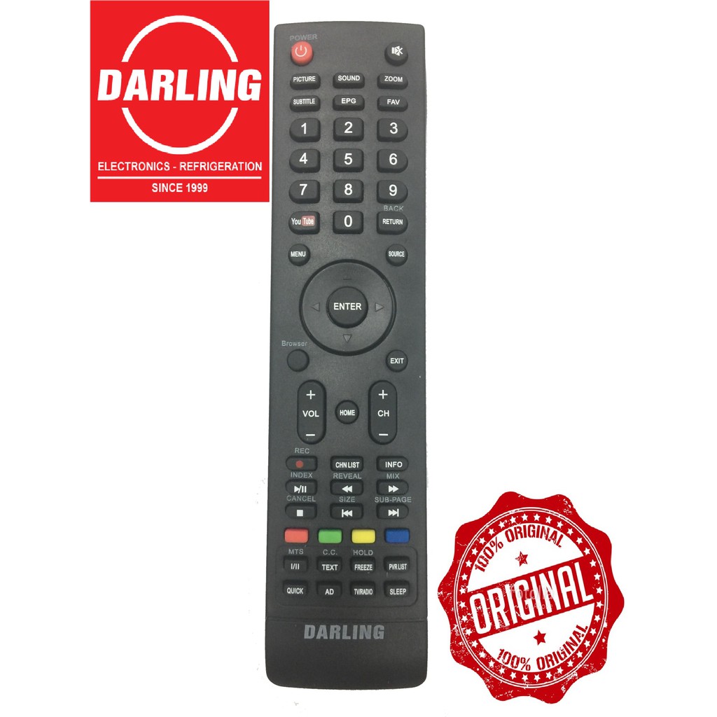 {Bảo hành 01 tháng} REMOTE ĐIỀU KHIỂN TIVI DARLING SMART MẪU 1