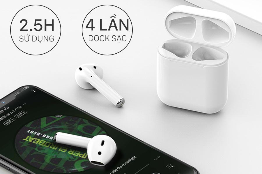 Tai nghe Bluetooth Không Dây i12s Bản Nâng Cấp Chip 5.0, Tai Nghe Không Dây DÒNG SAMSUNG-OPPO-IPHONE CHẤT LƯỢNG TỐT, Tai Nghe Bluetooth Mini