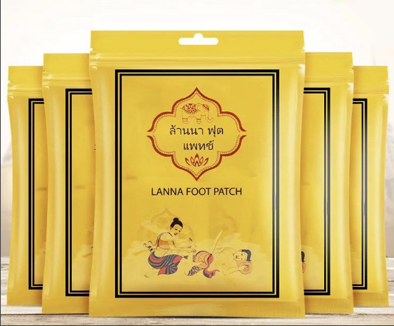Miếng dán thải độc chân LANNA FOOT PATCH
