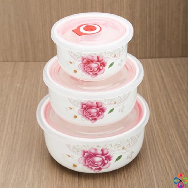BỘ 3 THỐ SỨ HÚT CHÂN KHÔNG