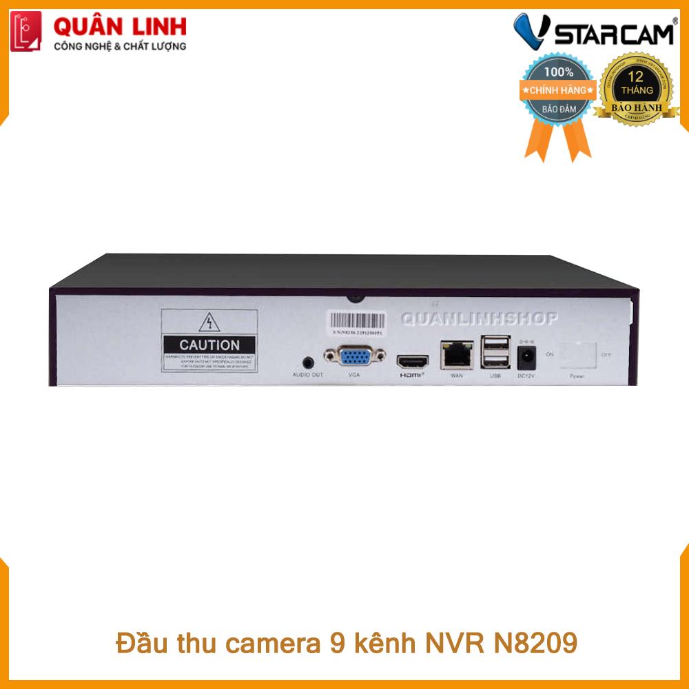 Đầu ghi hình camera IP 9 kênh Vstarcam N8209