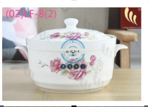 ÂU SỨ ĐỰNG CƠM CANH CÓ NẮP SỨ