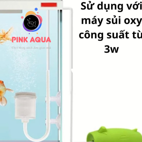 Cốc sủi oxy siêu mịn cho hồ thủy sinh , bể cá cảnh