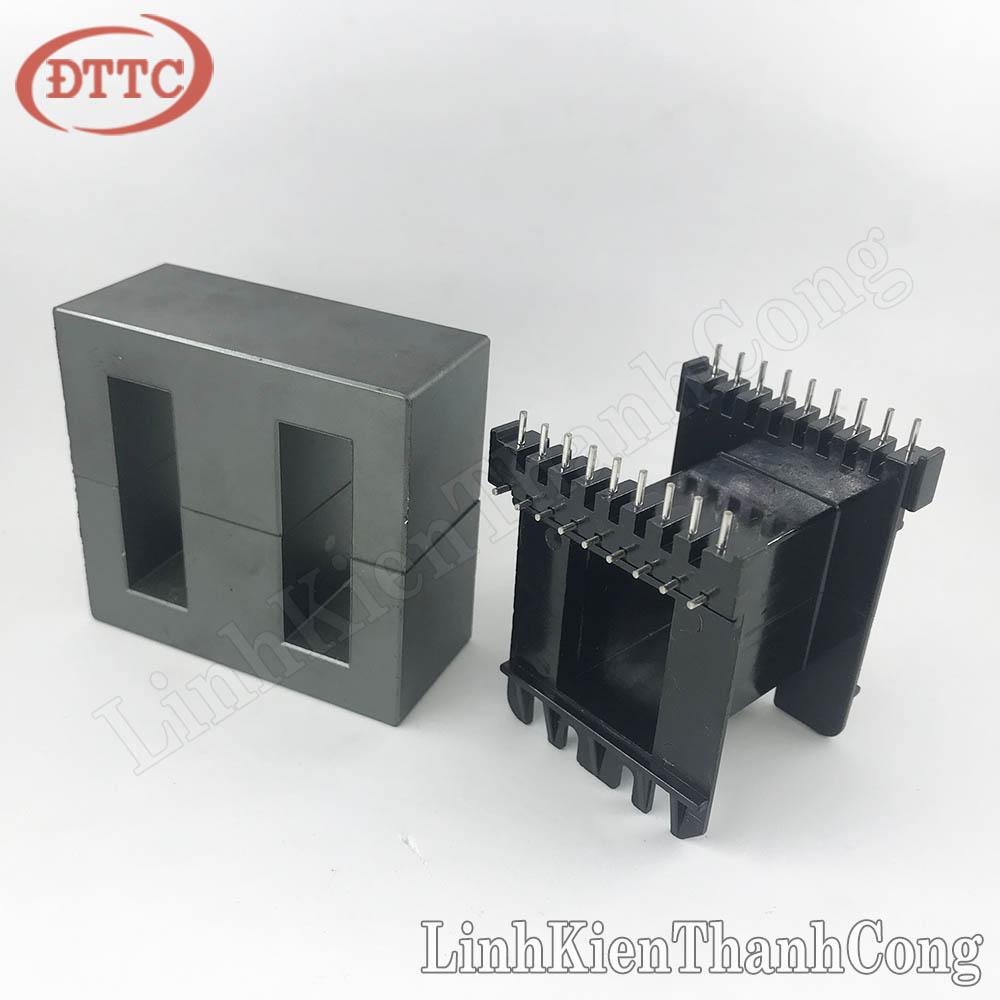 Biến Áp Xung EE70 Nằm (9+9) Loại Tốt