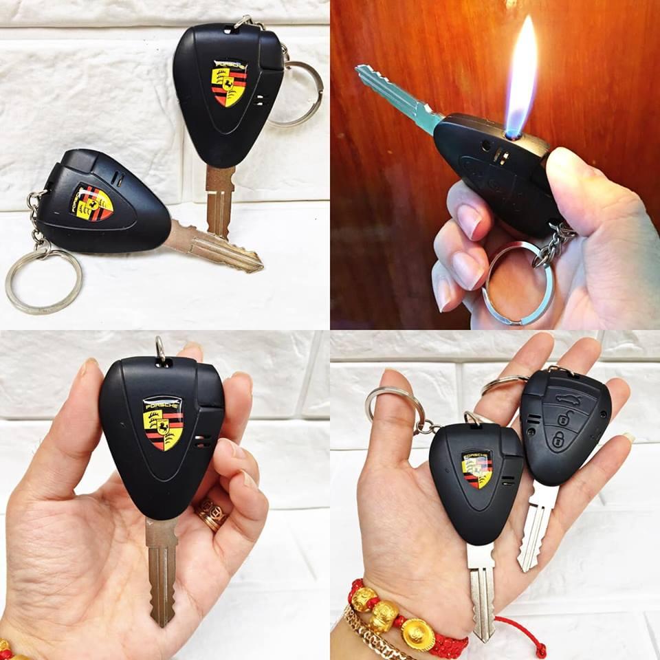 BẬT LỬA MÓC KHÓA HÌNH CHÌA KHÓA SIÊU XE PORSCHE